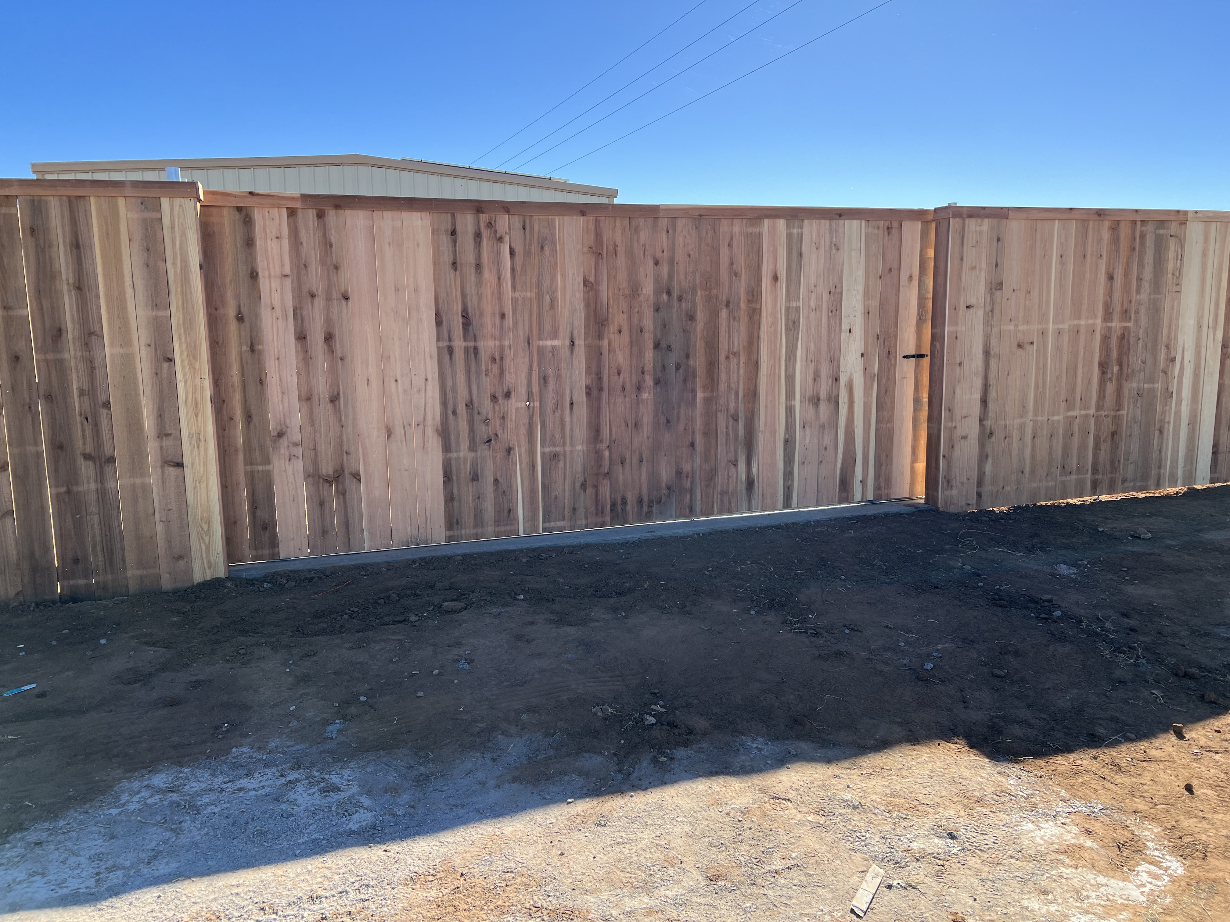 Custom 18-ft decorative slider (Front View)