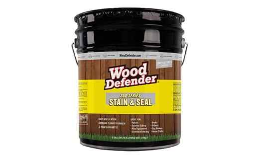 200 Series stain swatch options for cedar fencing